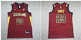Cavaliers 23 Lebron James Red Nike Swingman Jersey,baseball caps,new era cap wholesale,wholesale hats